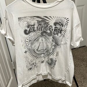 In Utero White Graphic Tee